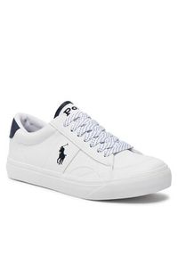 Polo Ralph Lauren Sneakersy RL00564111 J Biały. Kolor: biały. Materiał: skóra