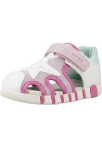 Sandały Geox Model B Sandal Iupidoo Gir Kolor Biały. Kolor: biały. Materiał: tkanina, syntetyk