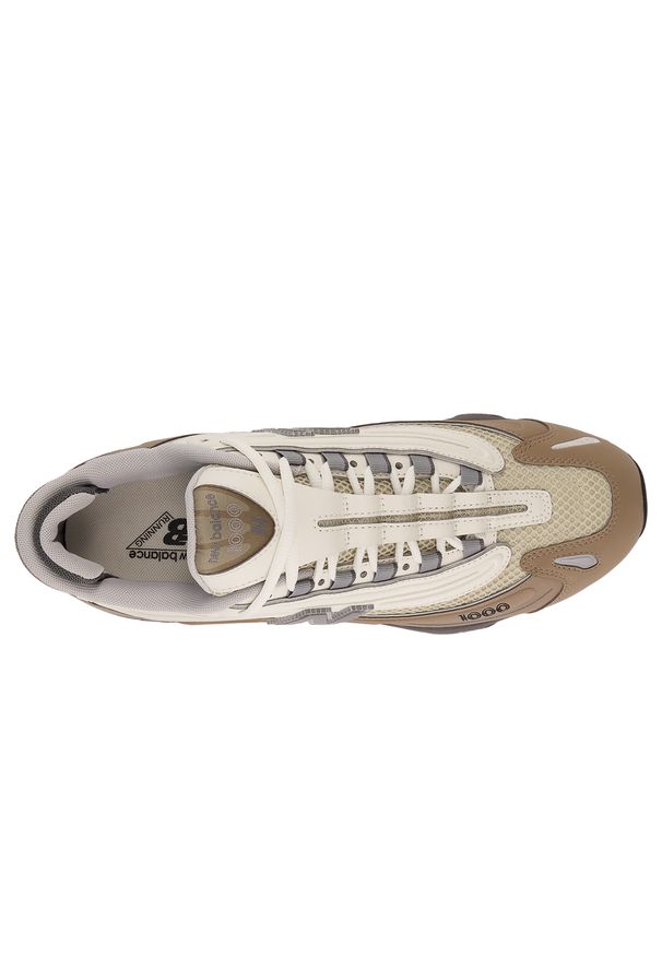 Buty unisex New Balance M1000C – brązowe. Kolor: brązowy. Materiał: materiał, skóra. Szerokość cholewki: normalna