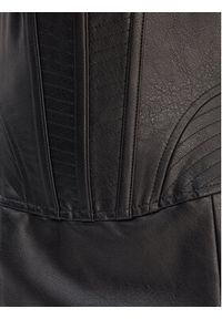BARDOT - Bardot Spódnica z imitacji skóry Henley 60225SB Czarny Slim Fit. Kolor: czarny. Materiał: skóra #2