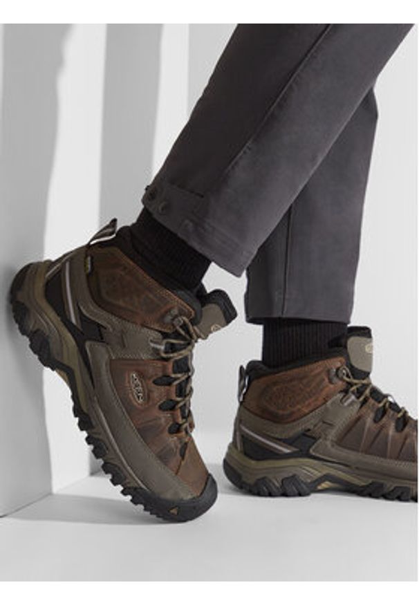keen - Keen Trekkingi Targhee III Wp 1017786 Brązowy. Kolor: brązowy. Materiał: skóra. Sport: turystyka piesza