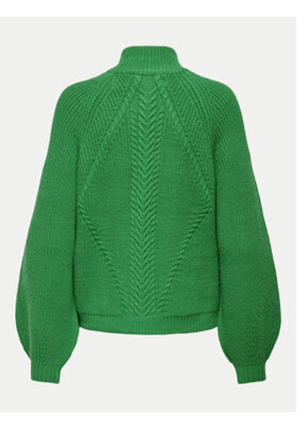 only - ONLY Golf Katia 15324678 Zielony Regular Fit. Typ kołnierza: golf. Kolor: zielony. Materiał: syntetyk