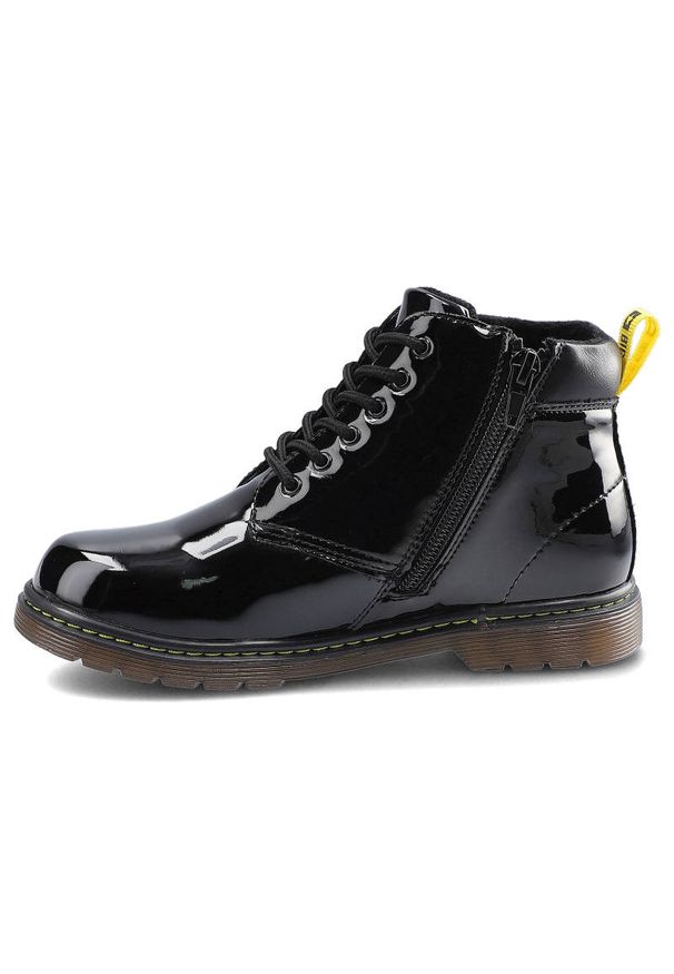 Big-Star - Czarne Kozaki Dziecięce Big Star Stylowe Buty. Okazja: na uczelnię. Kolor: czarny. Materiał: skóra ekologiczna, futro, syntetyk. Szerokość cholewki: normalna. Sezon: zima. Styl: elegancki