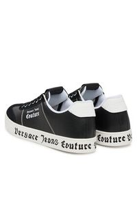 Versace Jeans Couture Sneakersy 80YA3SK6 ZPB82 Czarny. Kolor: czarny. Materiał: skóra #4