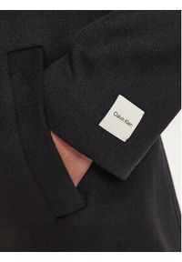 Calvin Klein Płaszcz wełniany K20K207699 Czarny Regular Fit. Kolor: czarny. Materiał: syntetyk #4