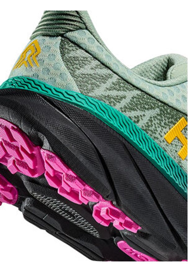 HOKA - Hoka Buty do biegania Challenger 7 1134498 Zielony. Kolor: zielony. Materiał: materiał