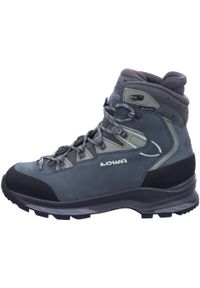 Buty trekkingowe damskie Lowa Mauria Evo Gtx. Wysokość cholewki: za kostkę. Zapięcie: sznurówki. Kolor: szary. Materiał: skóra, tkanina. Szerokość cholewki: normalna