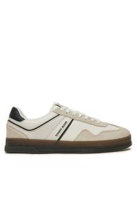 Tommy Jeans Sneakersy The Greenwich Leather EM0EM01524 Czarny. Kolor: czarny. Materiał: zamsz, skóra