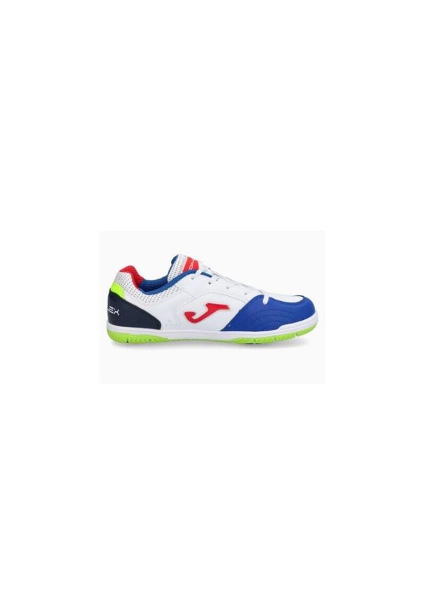 Buty piłkarskie dziecięce Joma Top Flex Jr IN. Kolor: biały, czerwony, wielokolorowy, niebieski. Sport: piłka nożna
