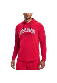 Bluza męska z kapturem Under Armour Rival Try Athlc Dept Hd. Typ kołnierza: kaptur. Kolor: czerwony
