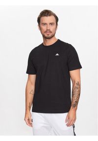 Kappa T-Shirt 313002 Czarny Regular Fit. Kolor: czarny. Materiał: bawełna #1