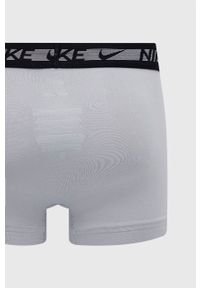 Nike bokserki (3-pack) męskie kolor szary. Kolor: szary. Materiał: tkanina, poliester, skóra, włókno #4