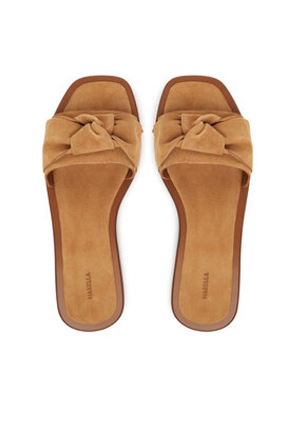 Marella Klapki Casere 2513521077200 Brązowy. Kolor: brązowy. Materiał: zamsz, skóra