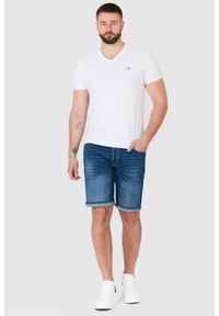 Guess - GUESS Jeansowe szorty męskie, Rozmiar 29. Kolor: niebieski. Materiał: jeans, bawełna