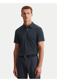 Marc O'Polo Polo 536 2176 53018 Granatowy Shaped Fit. Typ kołnierza: polo. Kolor: niebieski. Materiał: bawełna