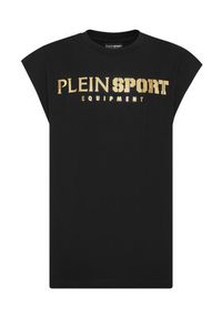 Plein Sport Tank top 24099 Czarny Regular Fit. Kolor: czarny. Materiał: bawełna. Styl: sportowy #3