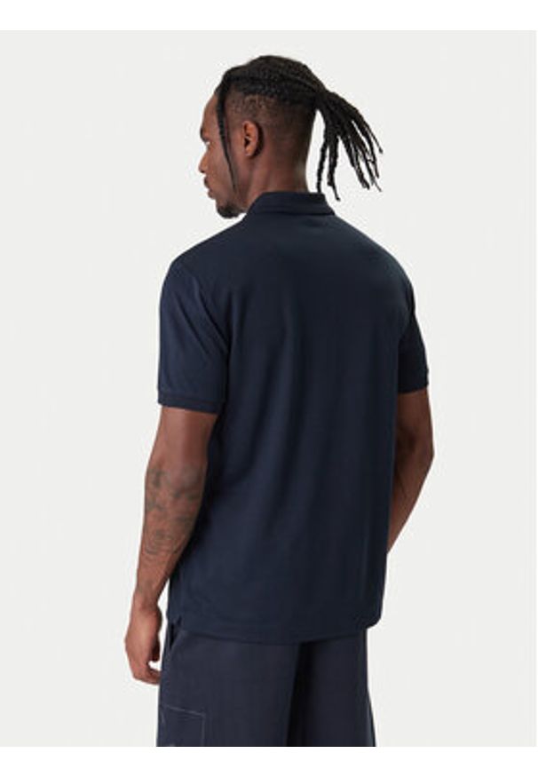 EA7 Emporio Armani Polo 7M001359 AF13862 UB102 Granatowy Slim Fit. Typ kołnierza: polo. Kolor: niebieski. Materiał: syntetyk