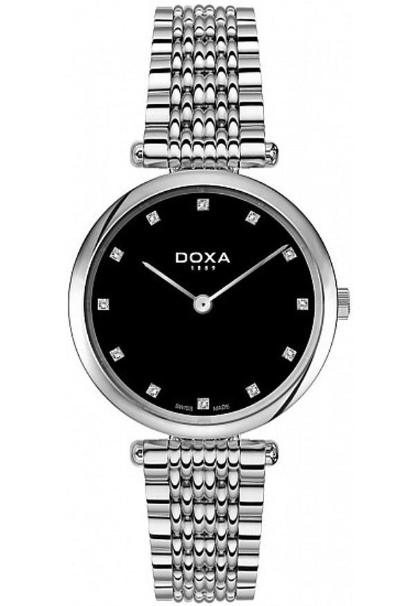 Zegarek Damski DOXA D-LUX 111.13.108.10. Materiał: materiał. Styl: klasyczny