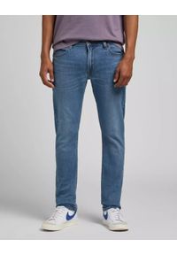 Lee - LEE LUKE MĘSKIE SPODNIE JEANSOWE LIGHT WORN L719CAVY 112319915