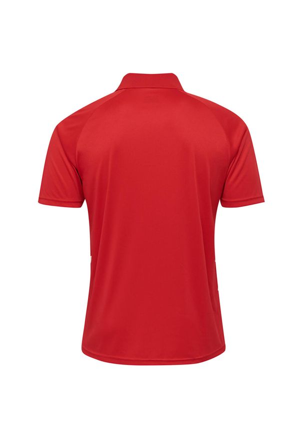 Polo Hummel hmlPROMO. Okazja: na co dzień. Typ kołnierza: polo. Kolor: czerwony, wielokolorowy, różowy. Styl: sportowy, casual. Sport: fitness