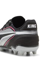 Puma - Młodzieżowe buty piłkarskie KING Match FG/AG PUMA. Kolor: czarny, różowy, biały, wielokolorowy. Sport: piłka nożna
