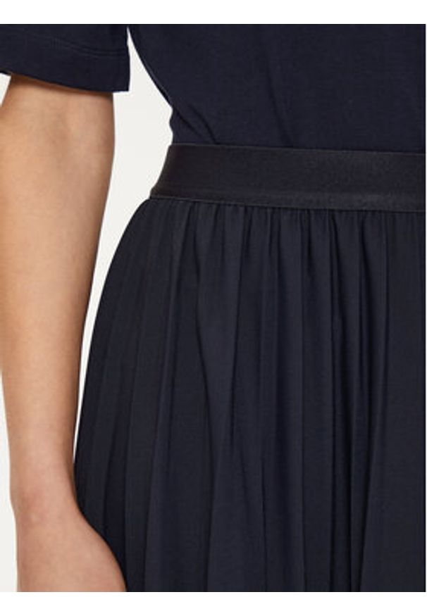 Max Mara Leisure Spódnica plisowana Maesa 2426776027 Granatowy Relaxed Fit. Kolor: niebieski. Materiał: syntetyk