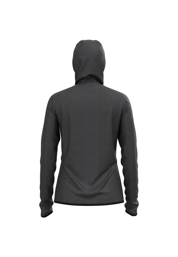 Bluza z kapturem damska Odlo Roy Mid Layer Hoody Full Zip. Typ kołnierza: kaptur. Kolor: szary
