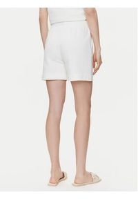 Emporio Armani Szorty sportowe EW000778 AF12186 U1131 Biały Loose Fit. Kolor: biały. Materiał: bawełna