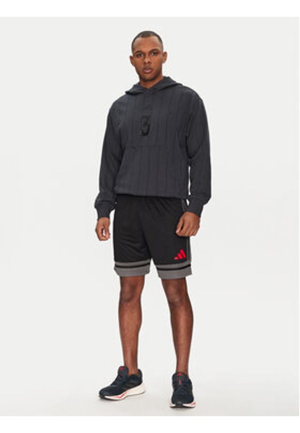 Adidas - adidas Szorty sportowe Squadra 25 JN4447 Czarny Regular Fit. Kolor: czarny. Materiał: syntetyk