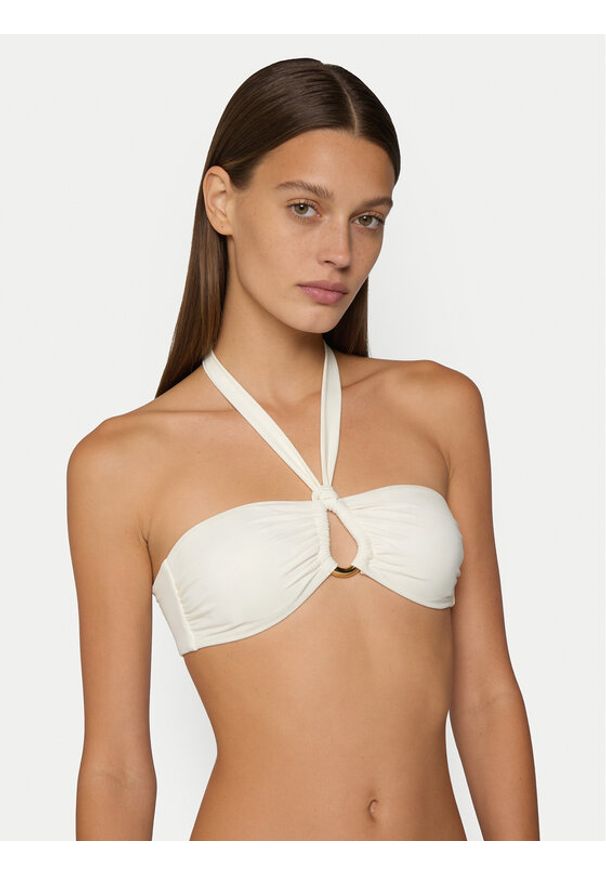 Guess Góra od bikini E6GJ15 KF590 Biały. Kolor: biały. Materiał: syntetyk