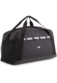 Torba Puma Phase Tape Small Sports Bag Bl 22L, Dla obu płci. Kolor: czarny. Materiał: poliester, materiał. Sport: fitness