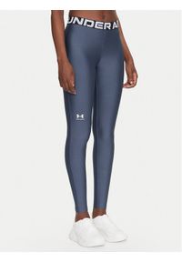 Under Armour Legginsy Ua Hg Authentics 1383559 Szary Slim Fit. Kolor: szary. Materiał: syntetyk