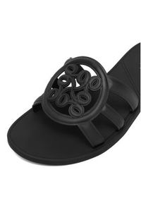 Nine West Klapki CEO-CT1120 Czarny. Kolor: czarny. Materiał: materiał #5