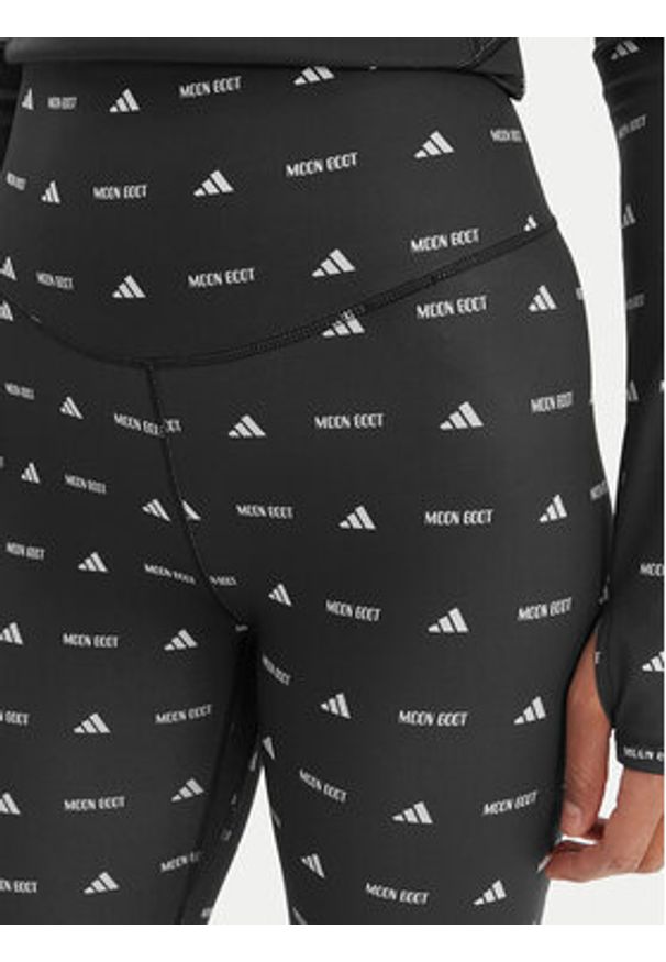Adidas - adidas Legginsy Moon Boot JM8912 Czarny Slim Fit. Kolor: czarny. Materiał: syntetyk
