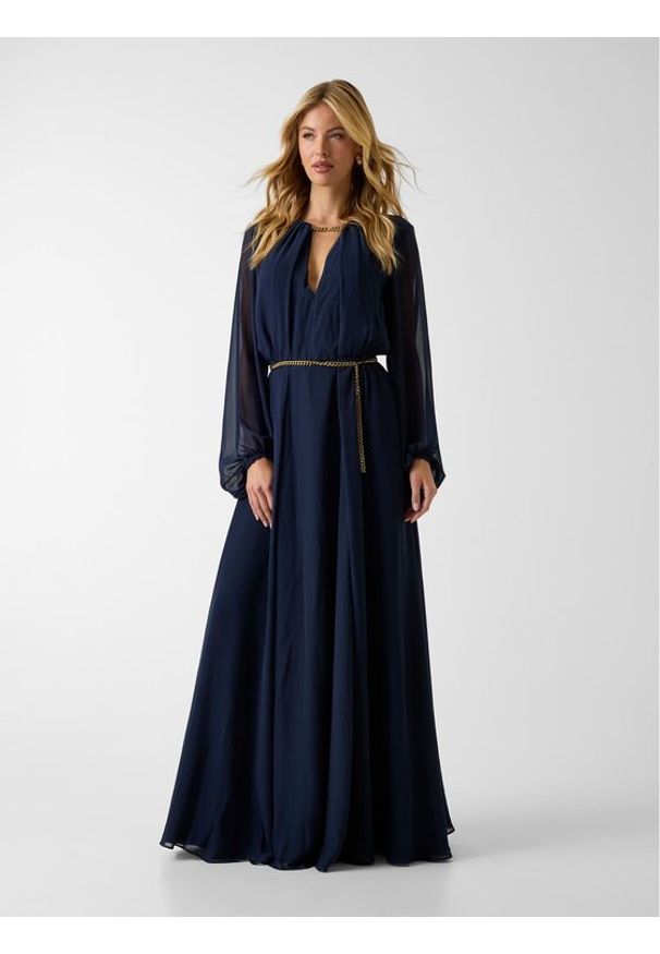 Marciano Guess Sukienka codzienna 180730 Niebieski Classic Fit. Okazja: na co dzień. Kolor: niebieski. Typ sukienki: proste. Styl: casual