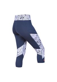 OCUN - Legging kobieta Ocun Rhea 3/4 sargasso. Kolor: niebieski