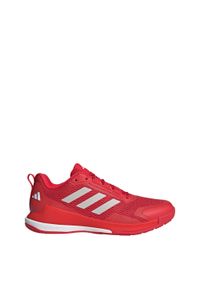 Adidas - Buty Novaflight 2 Indoor. Kolor: czerwony, biały, wielokolorowy. Materiał: materiał. Sport: siatkówka