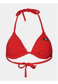 Calvin Klein Swimwear Góra od bikini KW0KW02466 Czerwony. Kolor: czerwony. Materiał: syntetyk #6