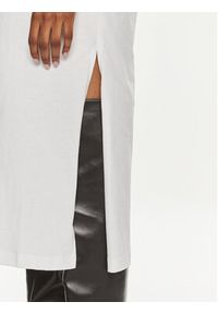 Karl Lagerfeld Jeans Sukienka codzienna 241J1300 Biały Regular Fit. Okazja: na co dzień. Kolor: biały. Materiał: bawełna. Typ sukienki: proste. Styl: casual