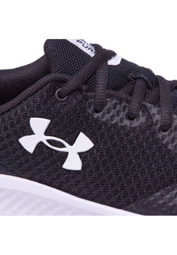 Under Armour Buty do biegania Ua Bgs Charged Pursuit 3 3024987-001 Czarny. Kolor: czarny. Materiał: materiał
