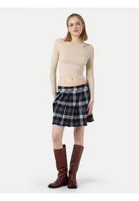 Noisy may - Noisy May Spódnica mini Ebba 27031442 Szary Regular Fit. Kolor: szary. Materiał: bawełna #4