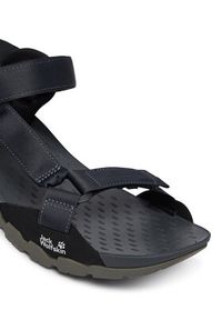 Jack Wolfskin Sandały Ridge A65589 Czarny. Kolor: czarny. Materiał: materiał #5