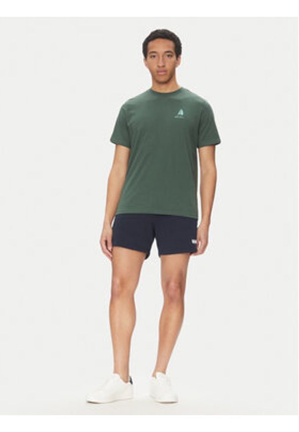 Helly Hansen T-Shirt Shoreline 54601 Zielony Regular Fit. Kolor: zielony. Materiał: bawełna