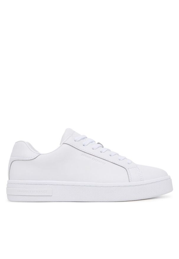 Armani Exchange Sneakersy XW000295 AF11912 U0002 Biały. Kolor: biały. Materiał: skóra
