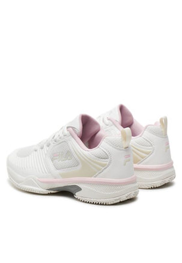 Fila Buty do tenisa Veloce Women FTW24104 Biały. Kolor: biały. Materiał: materiał. Sport: tenis
