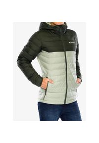 columbia - Kurtka ocieplana męska Columbia Powder Lite II Hooded Jacket. Kolor: zielony