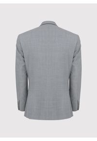 Pako Lorente - PAKO LORENTE – Szara marynarka garniturowa w delikatną kratę. Okazja: na komunię, na ślub cywilny, na wesele. Kolor: szary. Materiał: poliester, wełna, lycra #7