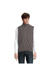 SOL'S - Ocieplacz Na Ciało Dla Dorosłych Unisex Factor Fleece Zapinany Na Zamek. Kolor: wielokolorowy, szary, brązowy