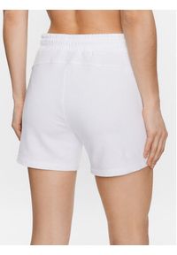 DKNY Sport Szorty sportowe DP3S4993 Biały Regular Fit. Kolor: biały. Materiał: syntetyk