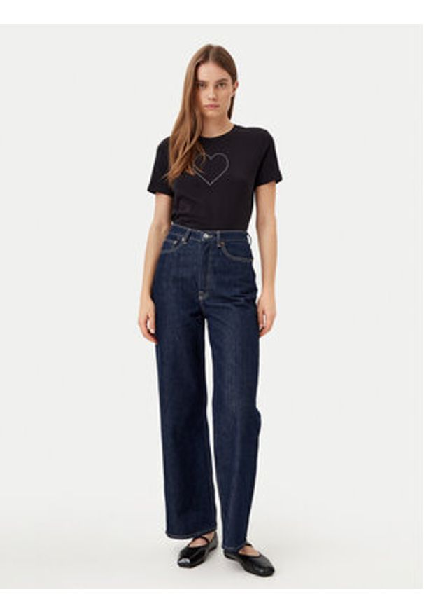 only - ONLY T-Shirt Ariana 15343771 Czarny Regular Fit. Kolor: czarny. Materiał: bawełna